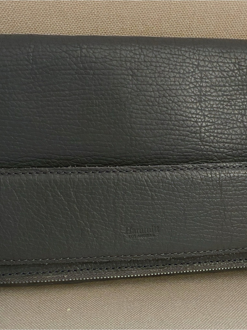 Hammitt Gray Pebbled Leather Crossbody Bag
